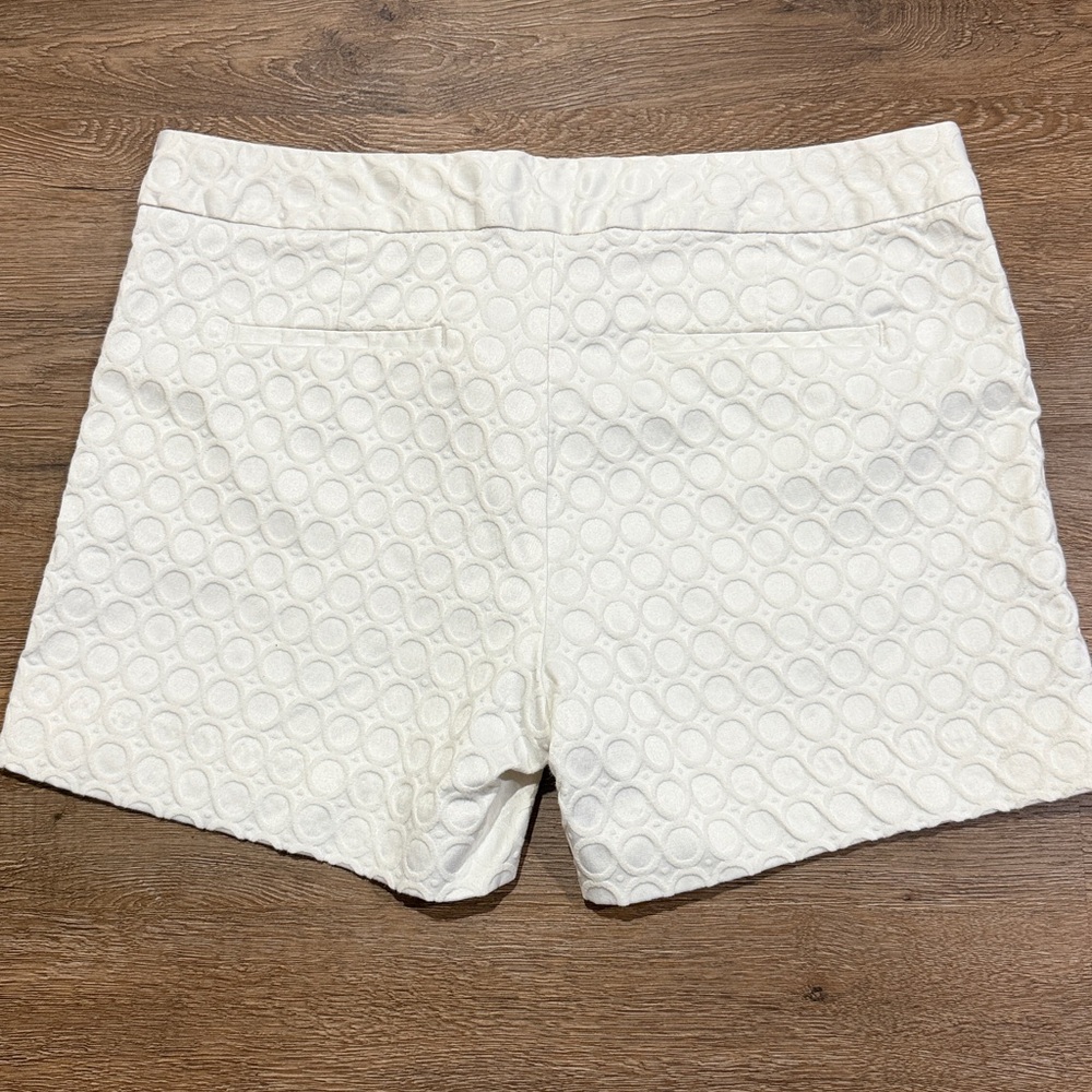 Banana Republic White Eyelet High-Rise Shorts - Picture 6 of 6